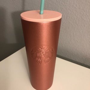 Starbucks Matte Rose Gold Steel Tumbler